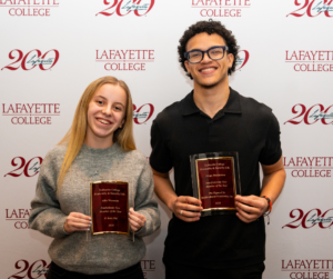 New Member of the Year - Allie Waxman (Pi Beta Phi) & Diogo Delcarmen (Phi Sigma Chi Multicultural Fraternity, Inc.)
