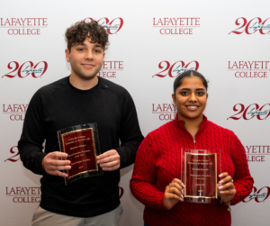 President of the Year - Matthew Mikhov (Delta Kappa Epsilon) & Nandini Raizada (Alpha Phi)