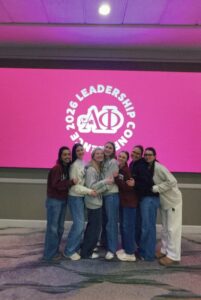 Members of the board at the leadership conference