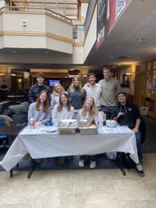 Mac and Phis with Alpha Phi, Chi Phi, Phi sigma Chi, and Pi Beta Phi