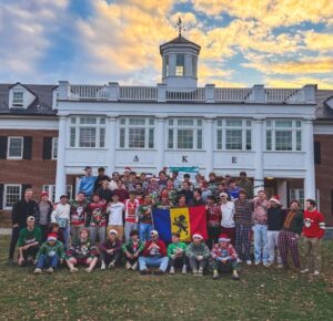 Delta Kappa Epsilon's annual holiday picture