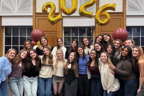 Seniors of Alpha Phi at 100 Nights