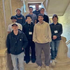 Facilitator group featuring Forest Russo (third row on the right) and Jake Bates (fourth row)